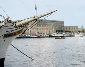 View over Kungliga slottet, Stockholm